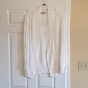 Loft white cardigan